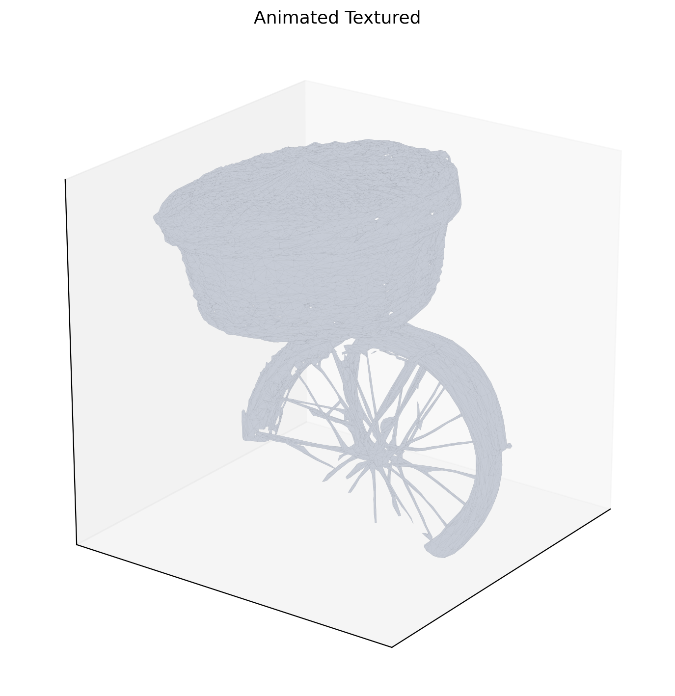 Bicycle Animated textured preview