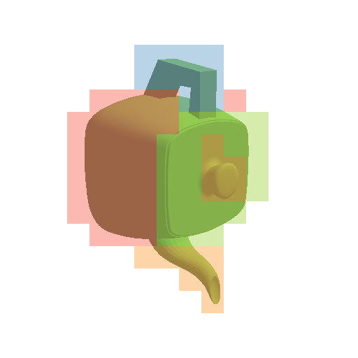 Teapot_7641732252ad47a5af0828d4f471338b kmeans overlay (blocky patch view, IoU=0.795)